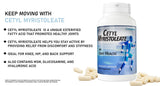 Cetyl Myristoleate 80 Veggie Capsules for Joint Relief * - Manufactured in the USA!