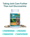 CM Joint Care for Dogs | Advanced Hip & Joint Repair Supplement with Cetyl Myristoleate (Omega 5), Glucosamine & Hyaluronic Acid | 360 Tasty Chewable Tablets