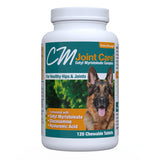 CM Joint Care for Dogs | Advanced Hip & Joint Repair Supplement with Cetyl Myristoleate (Omega 5), Glucosamine & Hyaluronic Acid | Extra Strength Mobility & Comfort Support | 120 Tasty Chewable Tablets